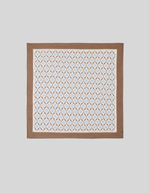 Foulard coton imprim&eacute;