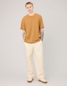 Pantalon droit &agrave; pinces