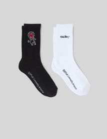 Lot de 2 paires de chaussettes KEITH HARRING