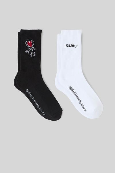 Lot de 2 paires de chaussettes KEITH HARRING