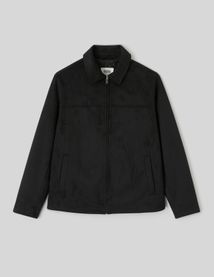 Veste zipp&eacute;e en su&eacute;dine