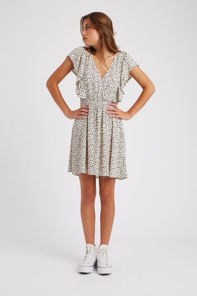 Robe courte imprim&eacute;e