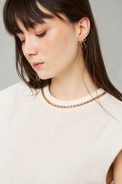 Top sans manches avec détail chaîne