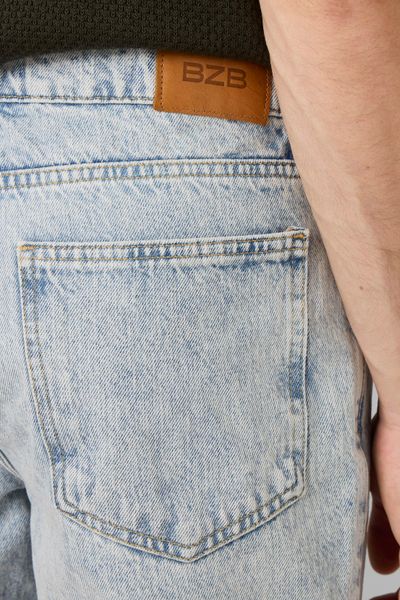 Jean relaxed bleach