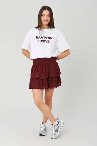 Jupe courte jacquard