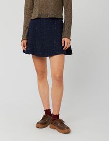 Jupe patineuse en tweed
