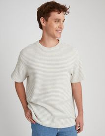 T-shirt rayures tricot