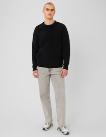 Pull chenille col rond