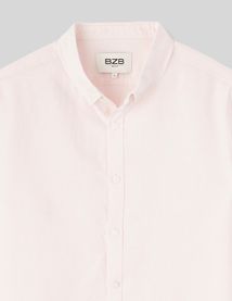 Chemise coton lin unie