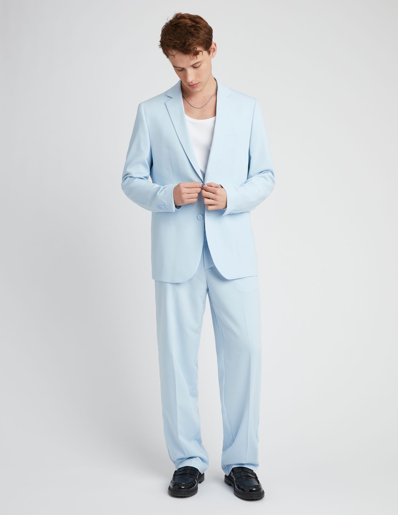 Veste de costume coupe droite