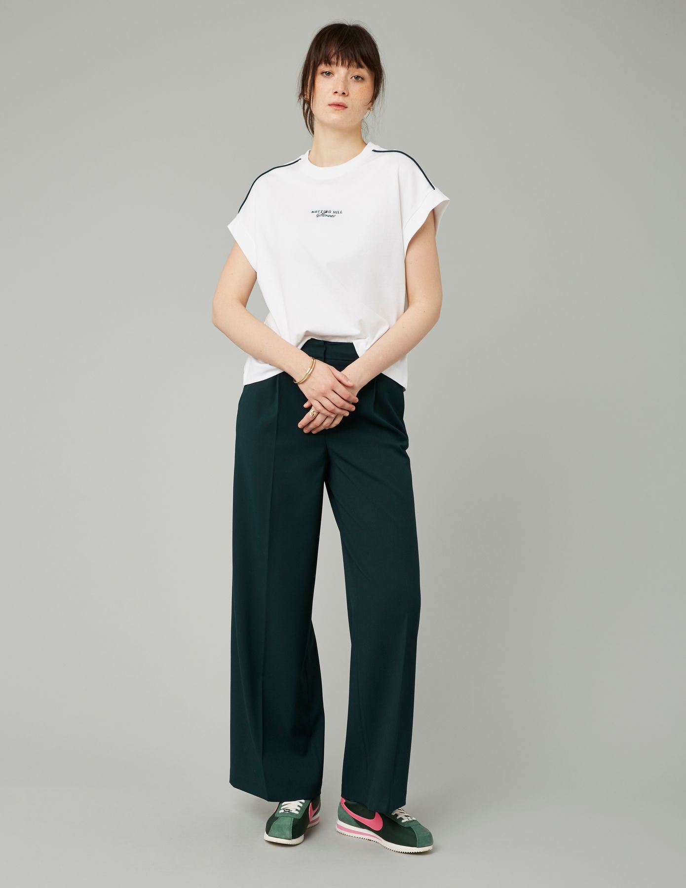 Pantalon large à pinces
