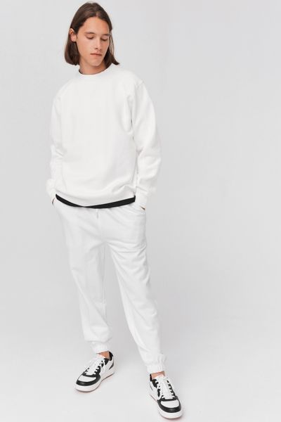 Sweat col rond uni