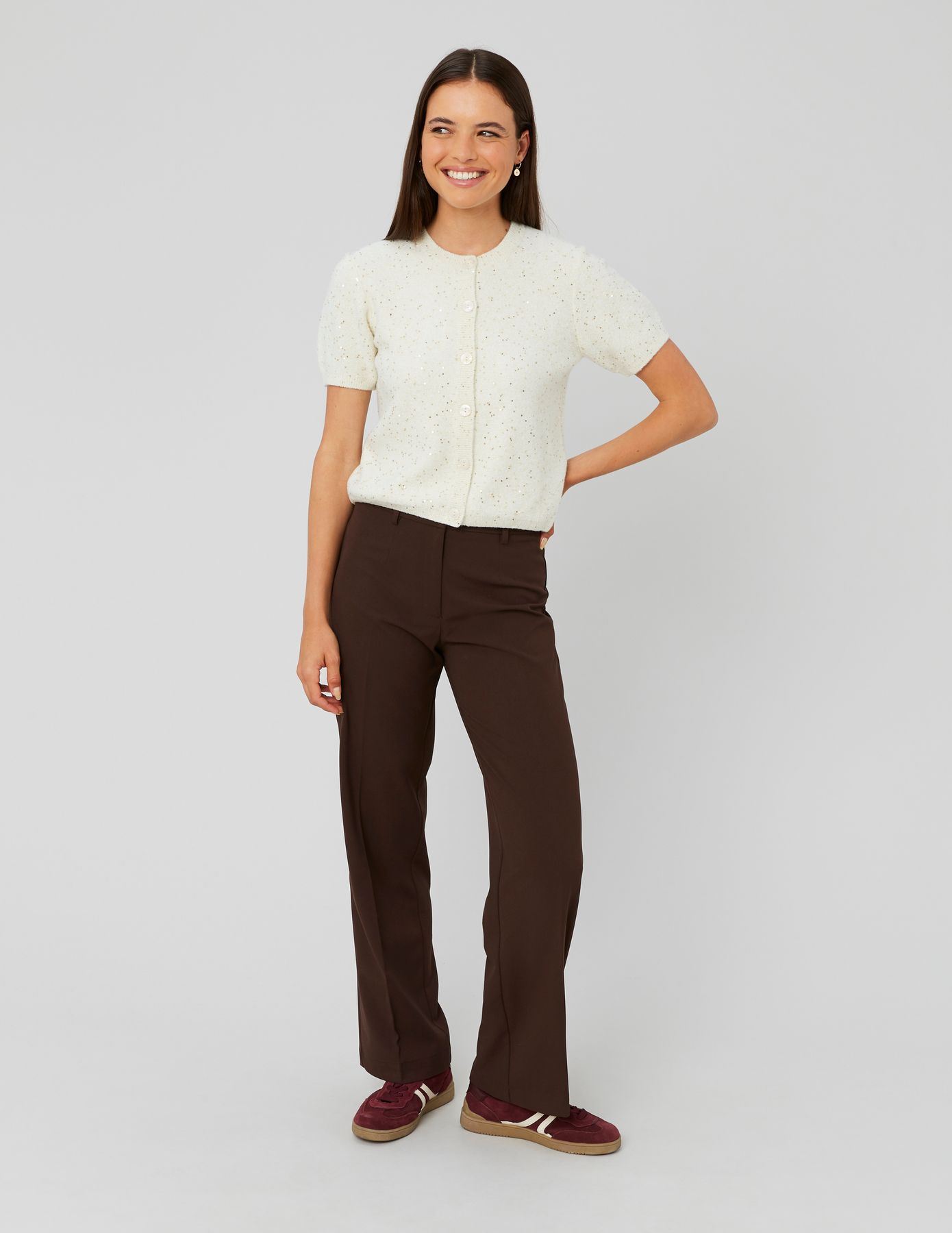 Pantalon tailleur droit