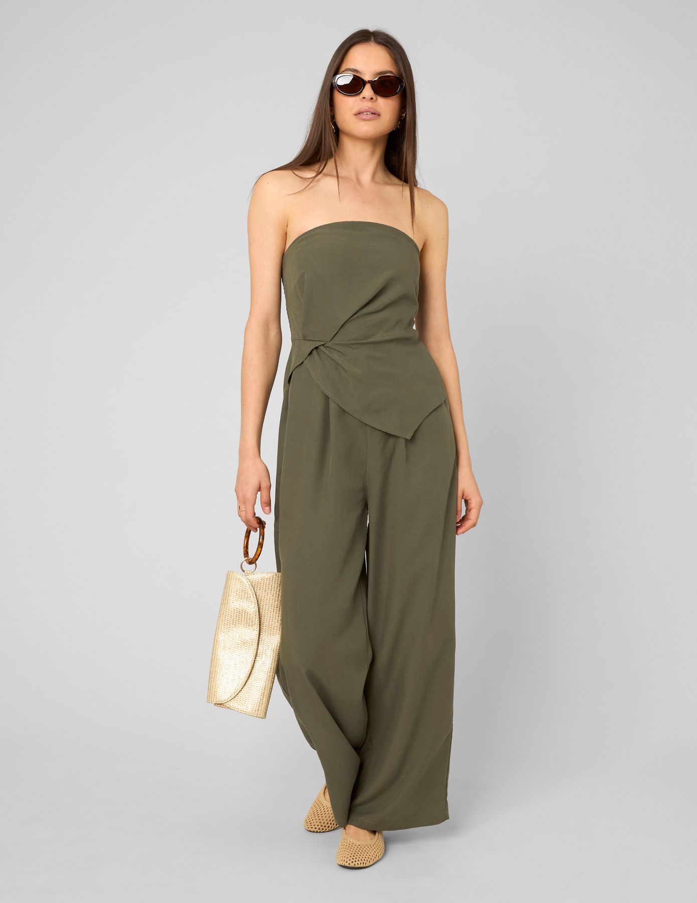 Combinaison pantalon drap&eacute;e