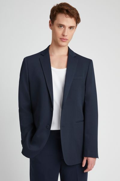 Veste de costume coupe droite