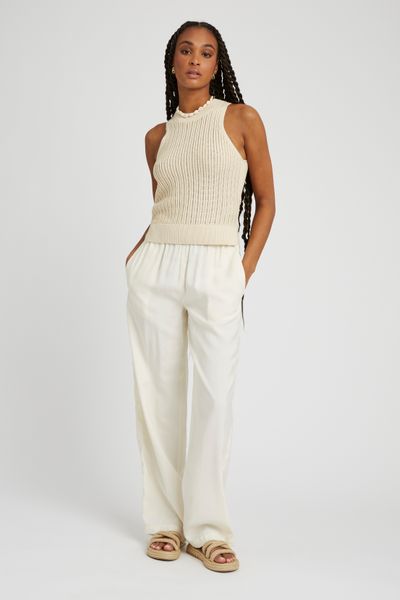 Débardeur en crochet pailleté