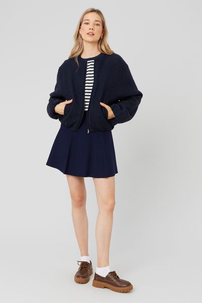 Veste boule en laine