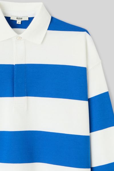 T-shirt col polo ray&eacute;