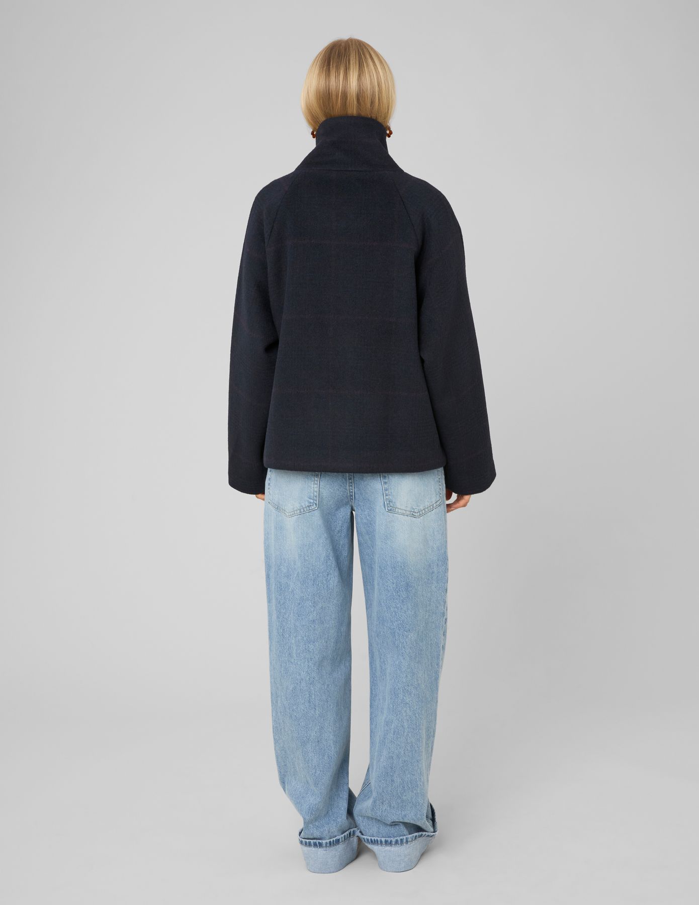 Manteau &agrave; carreaux