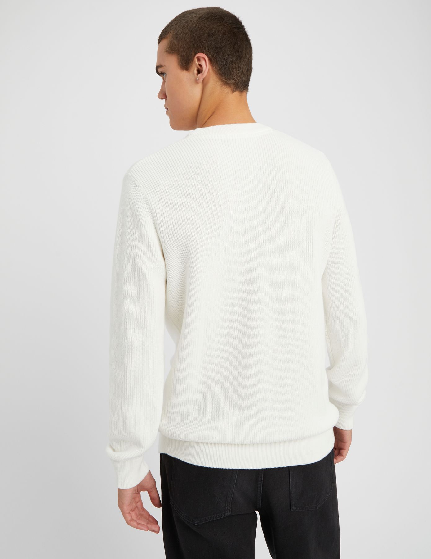 Pull col rond uni