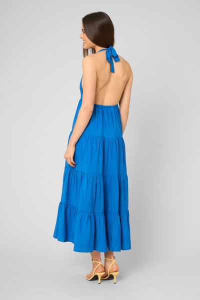 Robe longue d&eacute;tail bijoux