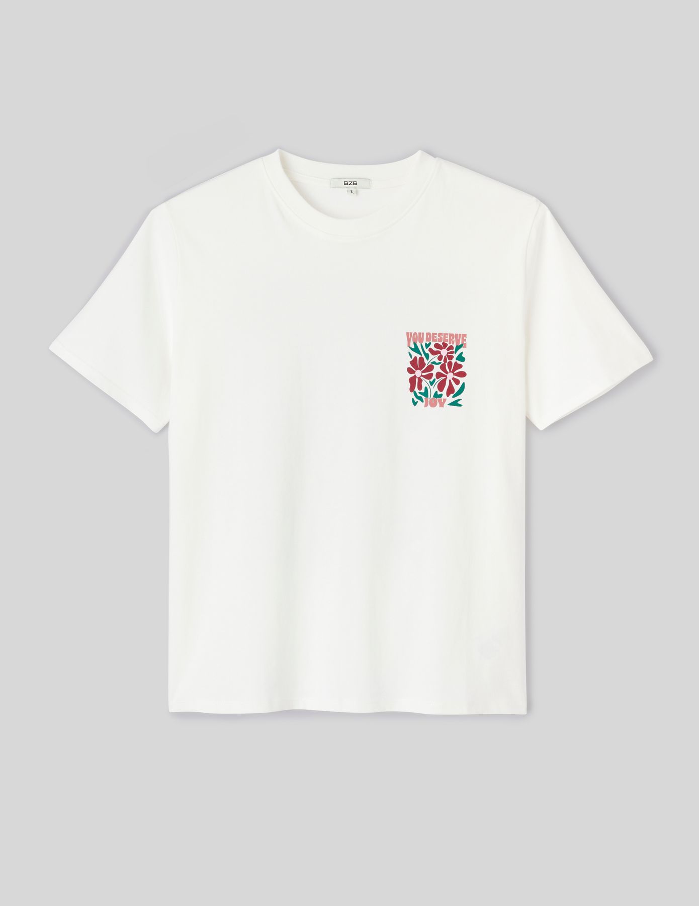 T-shirt imprim&eacute; devant/dos