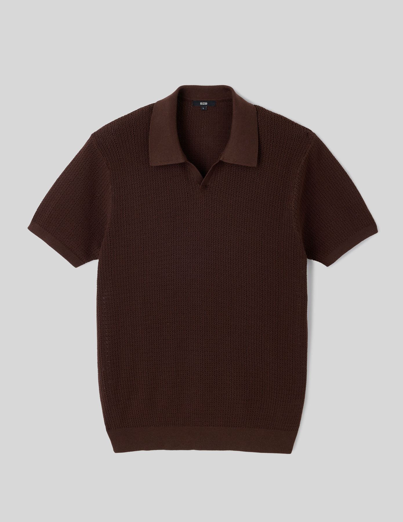 Polo maille ajourée