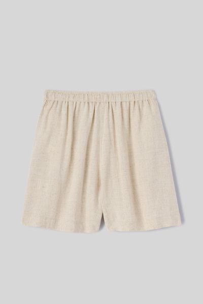 Short fluide taille &eacute;lastiqu&eacute;e