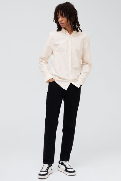 Chemise rayée droite