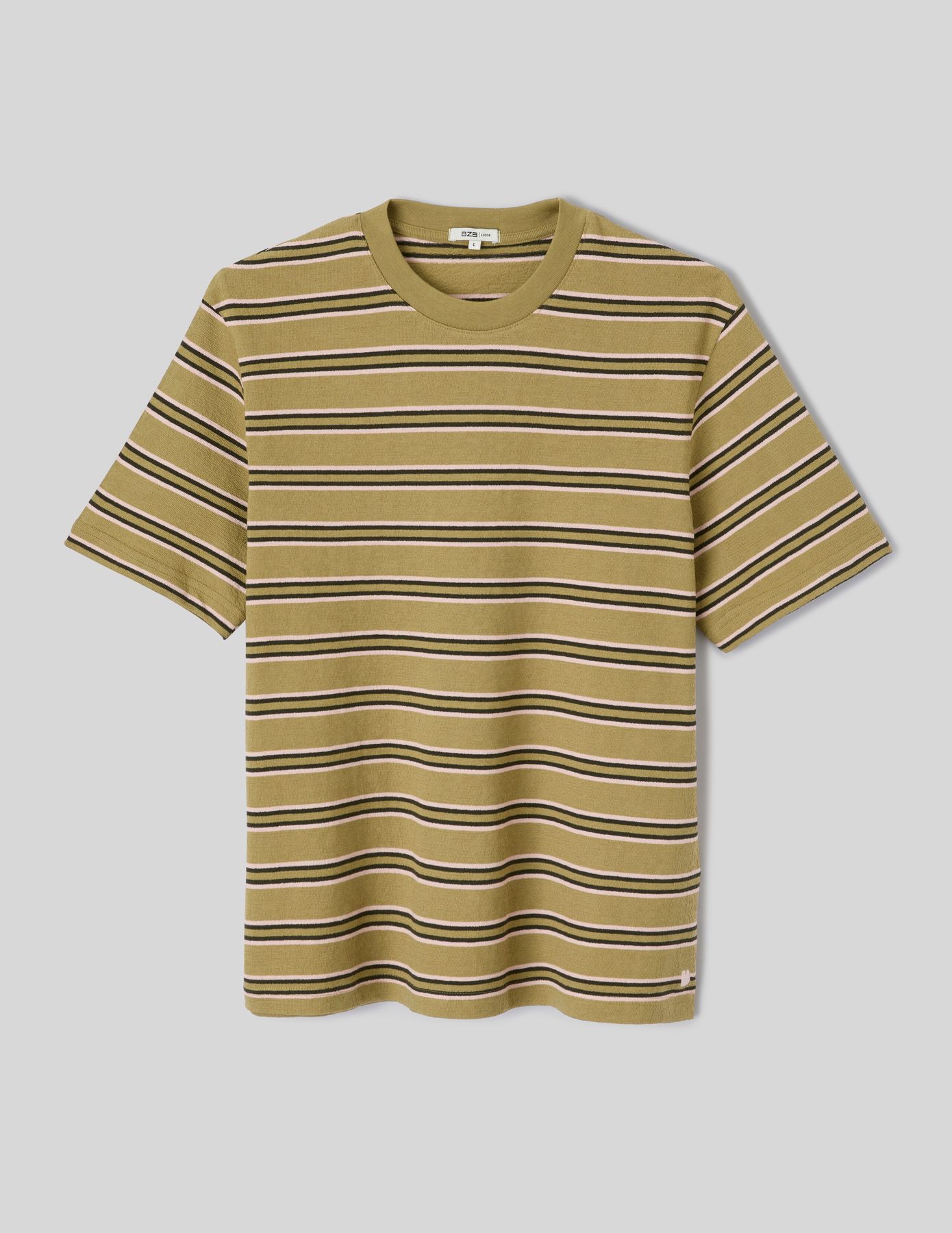 T-shirt ray&eacute; mati&egrave;re fantaisie