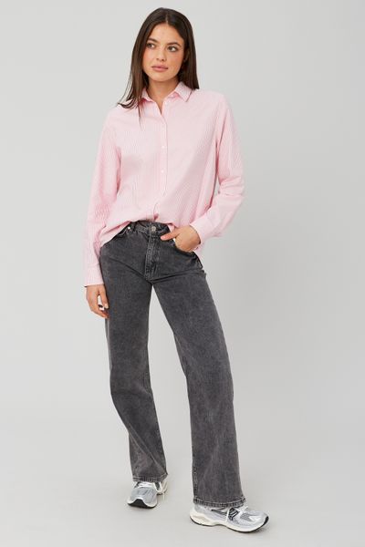 Chemise oxford rayée
