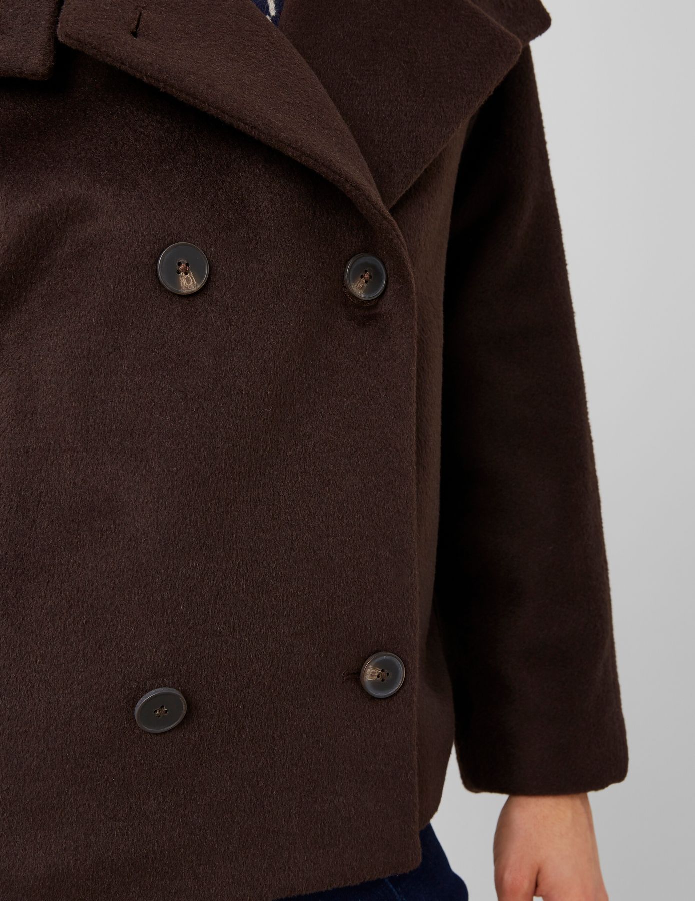 Lainage court col montant