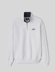 Sweat col montant zipp&eacute;