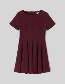 Robe courte patineuse en polyester recyclé