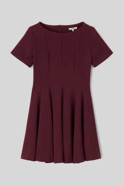 Robe courte patineuse en polyester recyclé