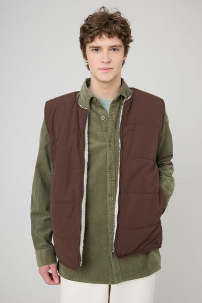 Blouson sans manches réversible