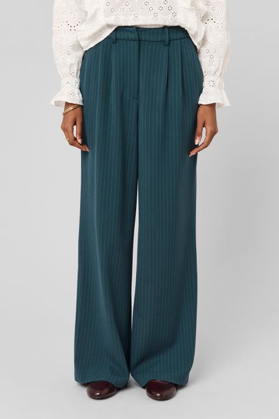 Pantalon tailleur en polyester recycl&eacute;