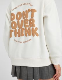Sweat à capuche imprimé