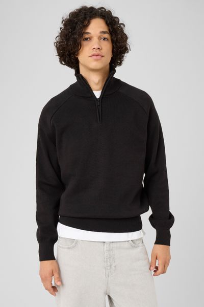 Pull col montant zipp&eacute;