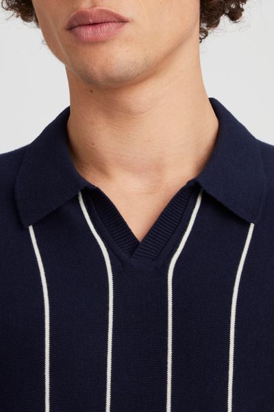 Polo &agrave; rayures