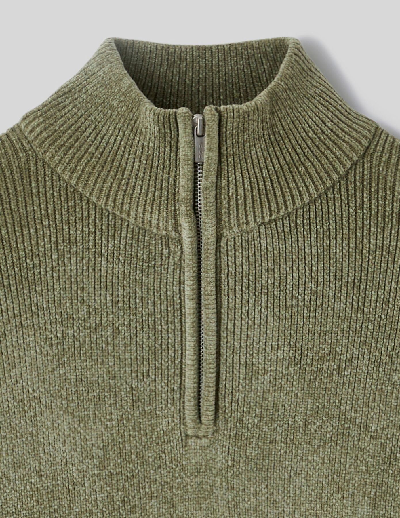 Pull chenille col montant