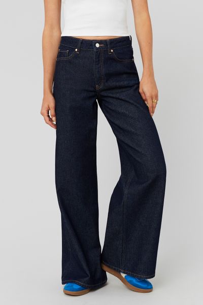 Jean wide leg taille standard
