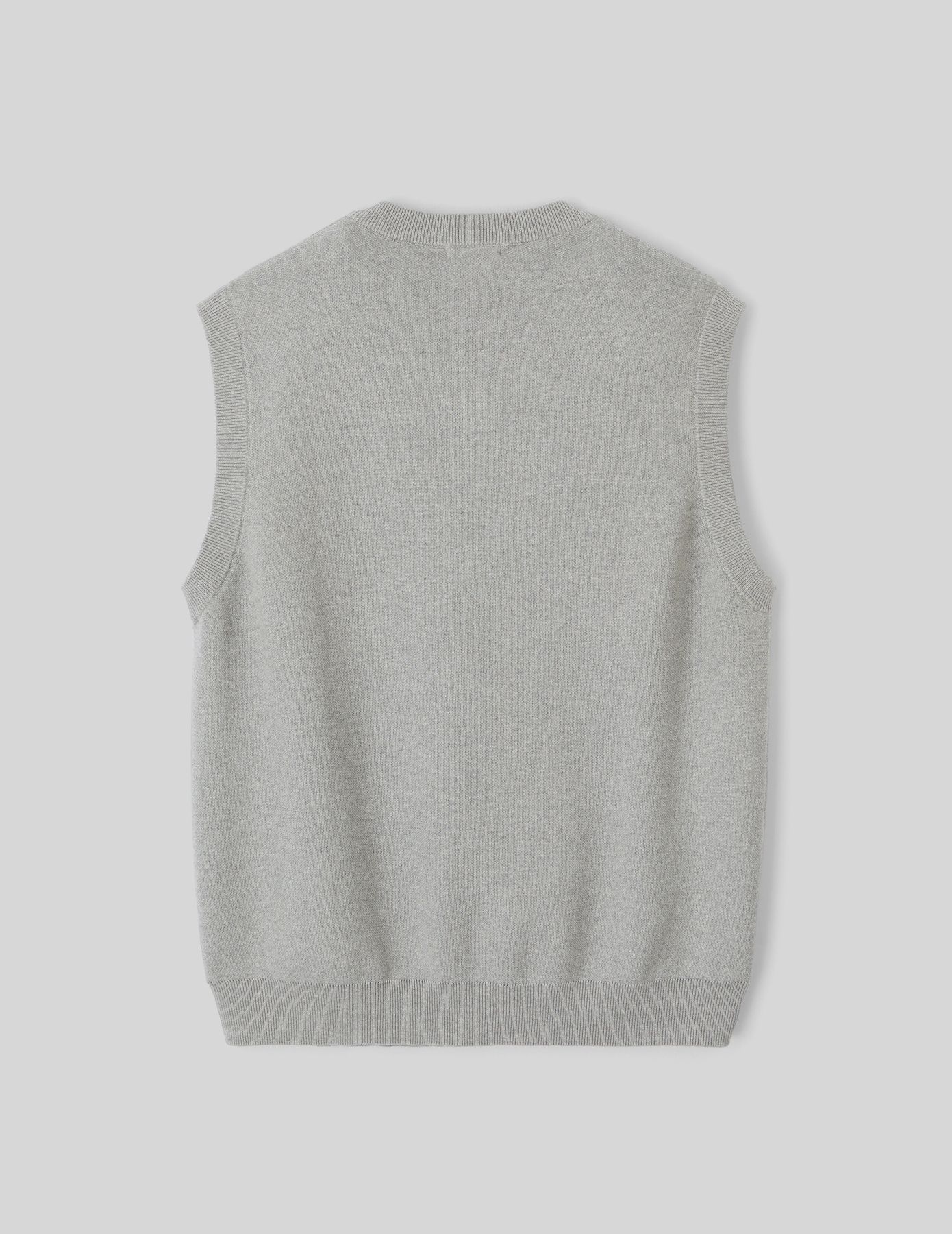 Pull col V sans manches