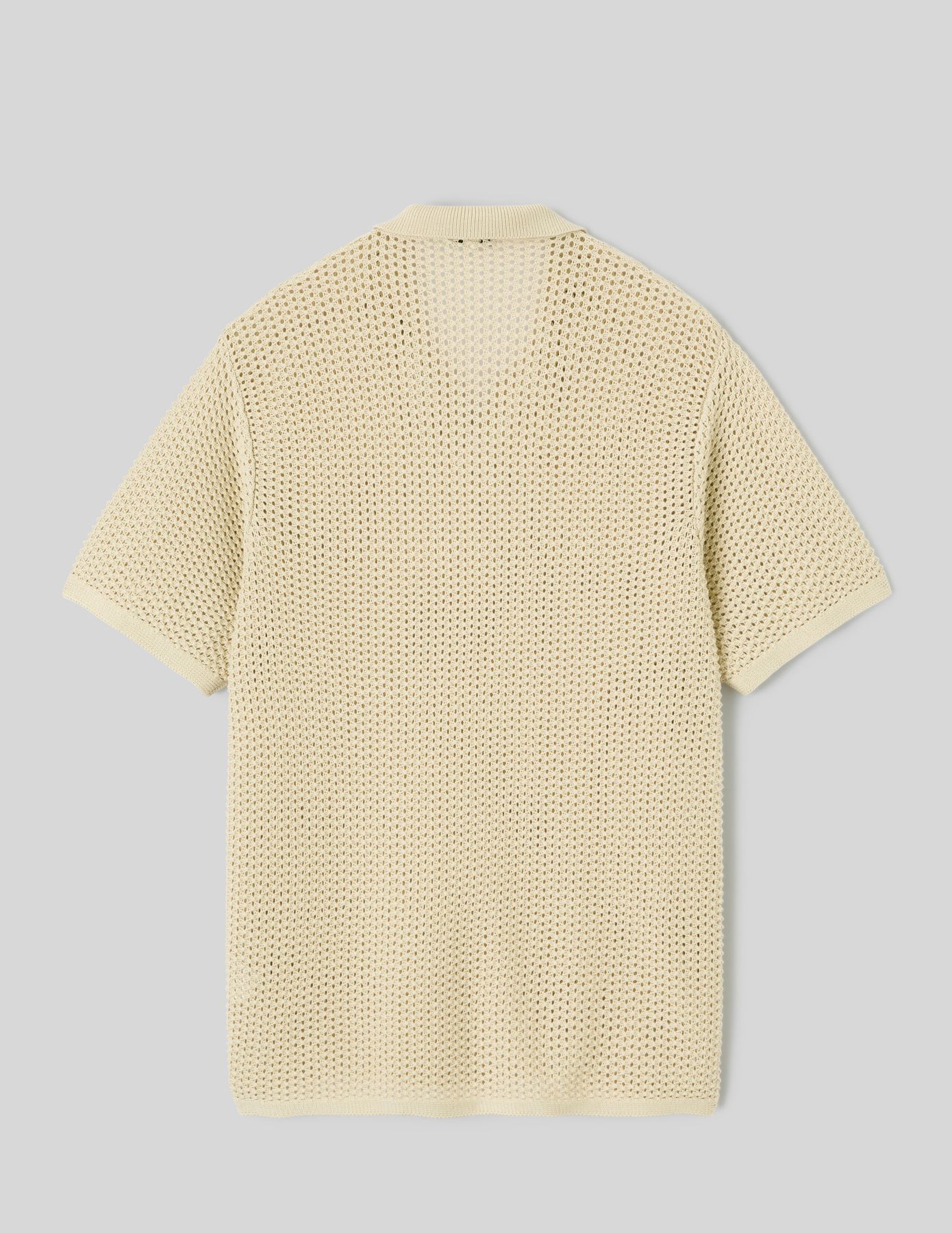 Polo en maille filet