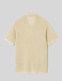 Polo en maille filet