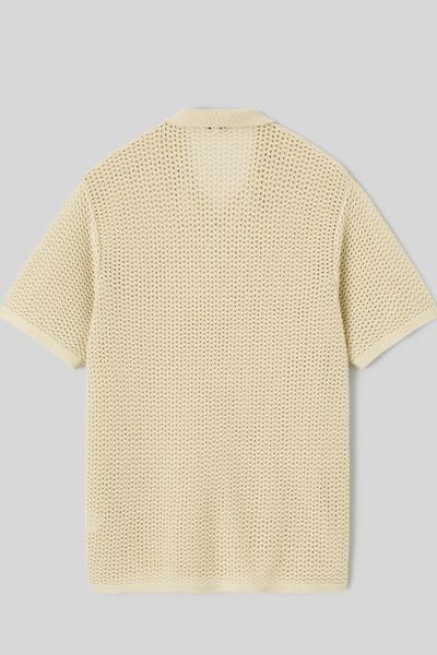 Polo en maille filet