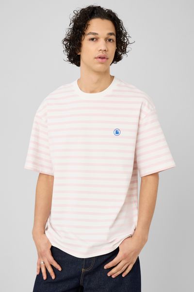 T-shirt marini&egrave;re imprim&eacute; devant/dos