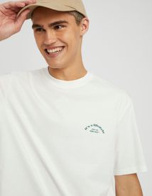 T-shirt imprim&eacute; devant dos