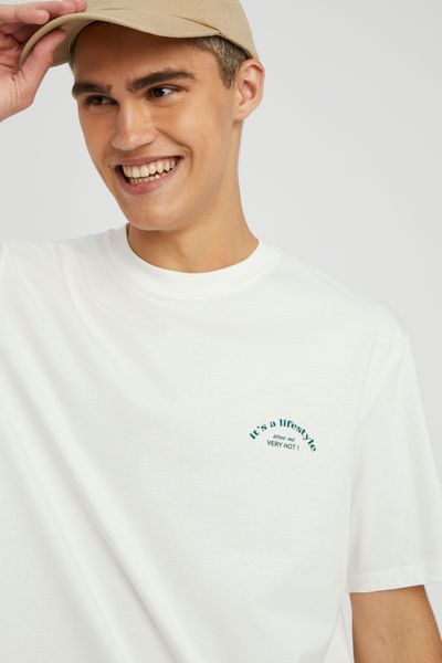 T-shirt imprim&eacute; devant dos