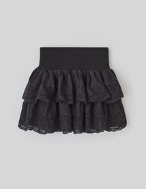 Jupe courte broderie anglaise